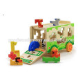 Vente chaude de zoo bus toy éducatif drôle de jouets OEM véhicules en bois bus pour enfantsEZ5113